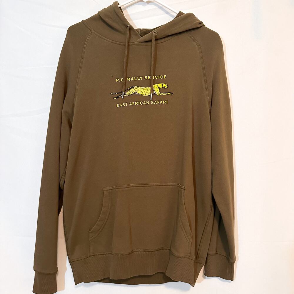 PERIOD CORRECT P.C. Rally Service Safari Olive Hoodie Sz. M